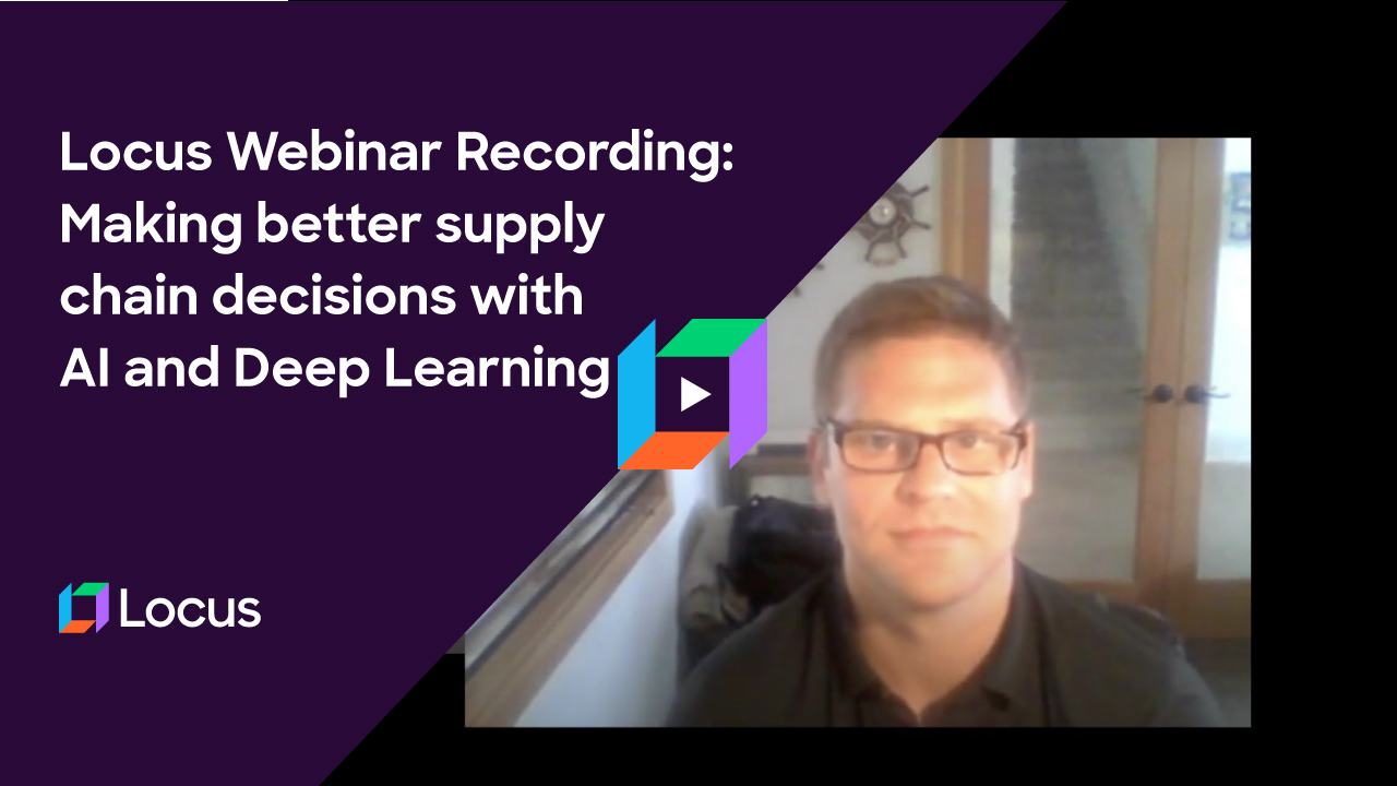 How can Artificial Intelligence & Deep Learning help in Supply Chain Decision Making - Webinar